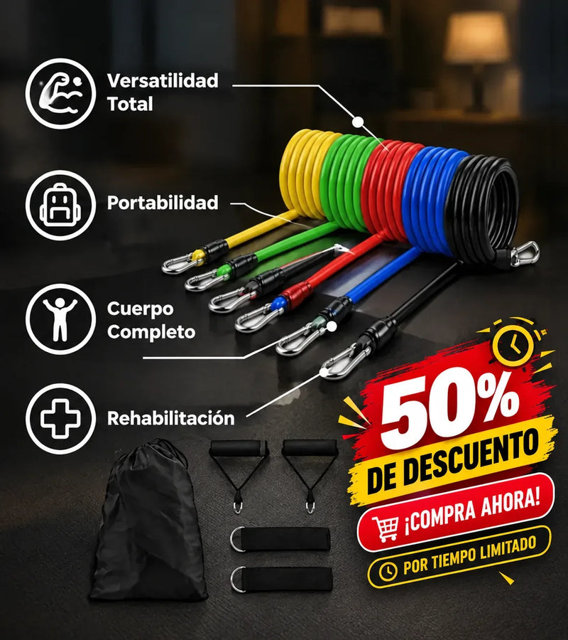 Kit Bandas De Resistencia Tubulares X11p