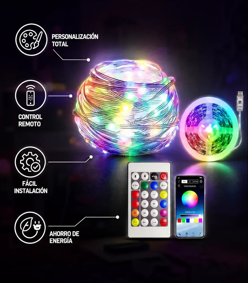 LUCES LED BLUETOOTH